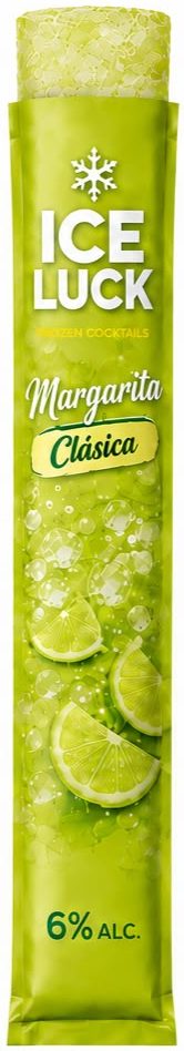 Bolsita verde lima de IceLuck Margarita Clásica, 6% Alc.